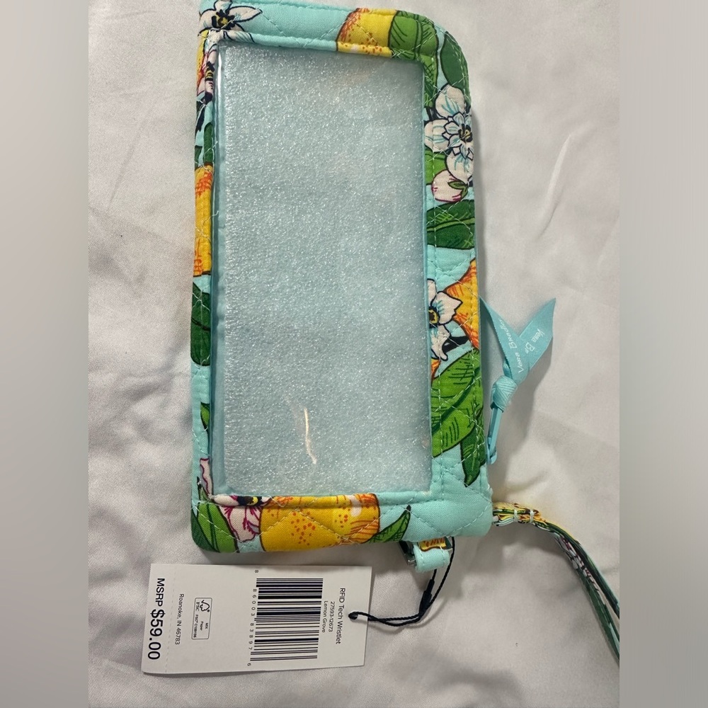 Vera Bradley Lemon Grove RFID Tech Wristlet - Picture 4 of 7
